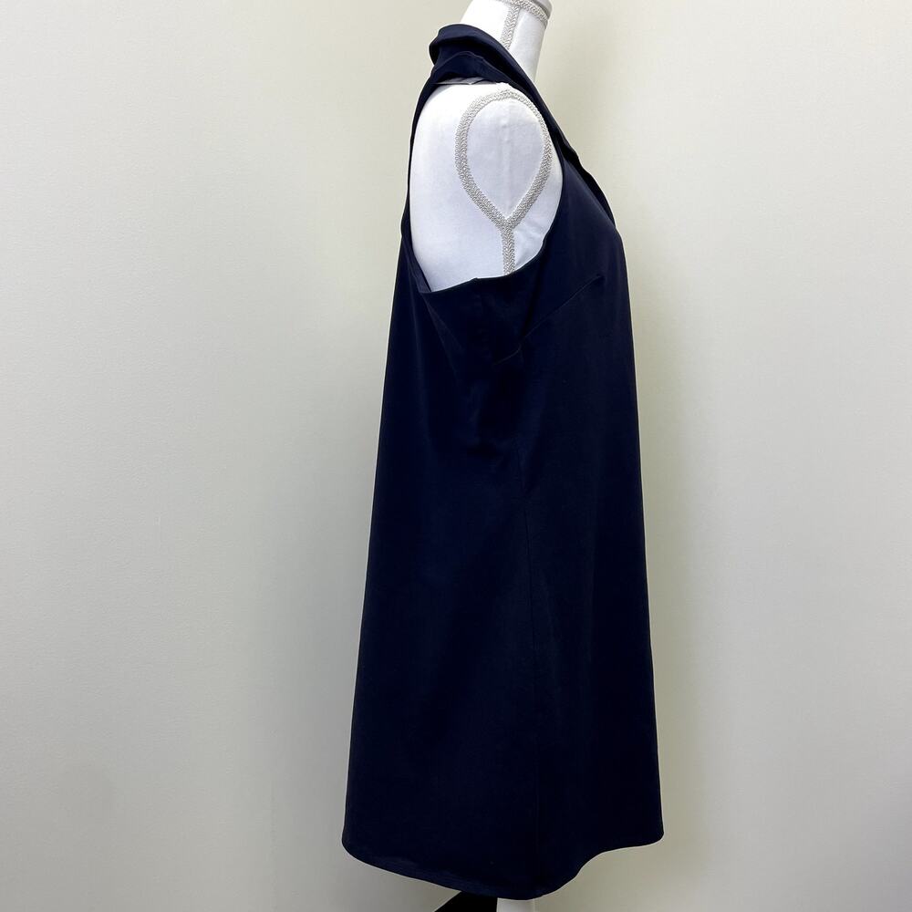 NWT Express Collared Sleeveless Mini Polo Dress XL Stretchy Tennis prep - Picture 8 of 15